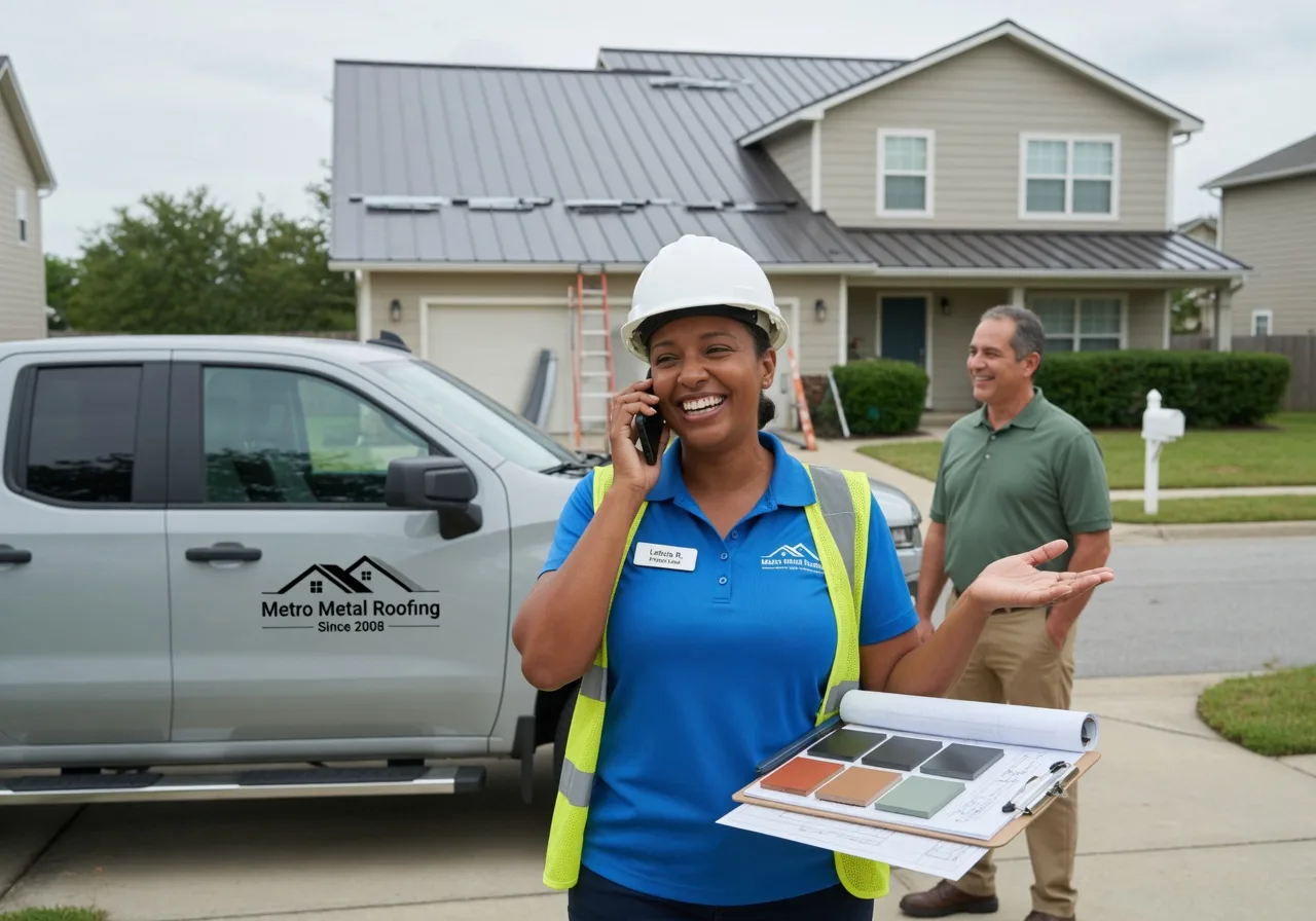 Storm Damage Metal Roof Repair in Westport, KY